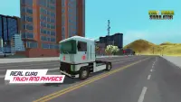 Euro Truck Driving-Truck Games Screen Shot 1