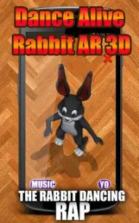 Танец Живой кролик AR 3D Screen Shot 2
