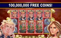 Trump vs Hillary Slots Jeux! Screen Shot 0