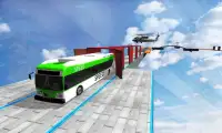 impossible Bus Tracks stunts Simulator Screen Shot 1
