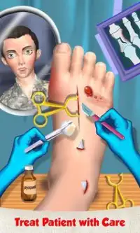 足の手術の病院のシミュレータ：ER医者のゲーム Screen Shot 0