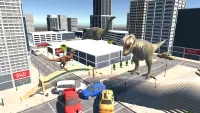 Dinosaur Simulator - City destroy Screen Shot 4