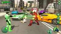 Real Green Ring Superhero City Rescue Mission Screen Shot 8