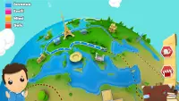 Geographie Quiz Spiel 3D Screen Shot 1