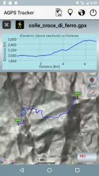 A-GPS Tracker Screen Shot 1