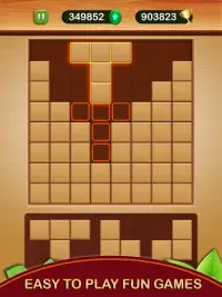 Wood Block Puzzle Games 2021 - Wooden Block Puzzle Screen Shot 14