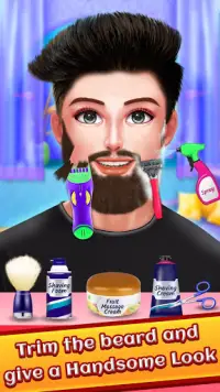 Celebrity Beard Salon Makeover - Jeu de Salon Screen Shot 1