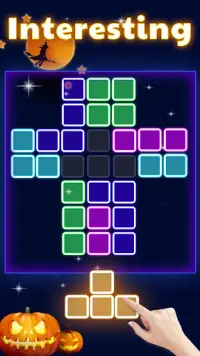Glow Puzzle Block - Klassiek puzzelspel Screen Shot 2