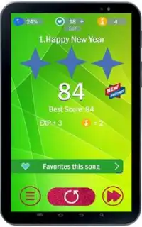 Green Piano Tiles - Piano Game Screen Shot 7