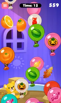 Balloon Pop Fruit Smash Screen Shot 3