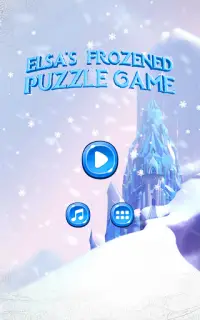 Elsa's Frozened Puzzle Game Screen Shot 5