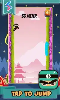 Ninja Jumper herói Cadeia Screen Shot 2