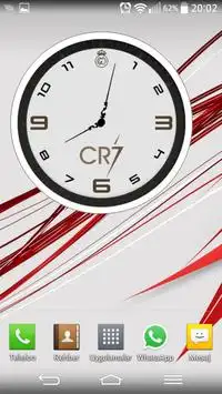 Widget de Reloj de Cristiano Ronaldo Screen Shot 2