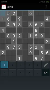 Sudoku Puzzle Free Screen Shot 1