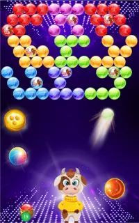 Cow Rescue Bubble Shooter-2021 Screen Shot 1