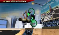 Cycliste sur le toit Stunt Man Screen Shot 5