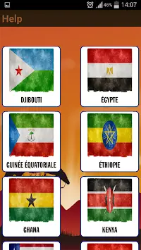 "Jeux des drapeaux d'afrique" Screen Shot 5