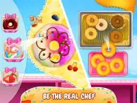 Crazy Donut Cooking Chef - Deep Fried Food Maker Screen Shot 1