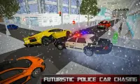 US Police Transform Robot Car: Real Snow City Screen Shot 3