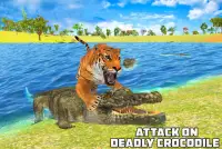 Tiger Simulator: Animal Family Survival Game Screen Shot 1