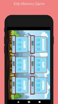 Kids Memory Game Screen Shot 2