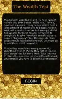 The Wealth Test Screen Shot 0