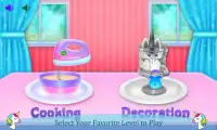 ユニコーン食品 - 甘い虹のケーキのベーカリー Screen Shot 1