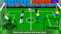 Jumper Head Soccer: 3D física de futebol Screen Shot 1