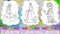 Princess Coloring Book: Kids Color Game Screen Shot 0