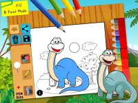 Dinosaur coloring pages - Good learning for kids Screen Shot 6