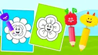 子供用 塗り絵ゲーム - お絵かき＆塗り絵ブック Screen Shot 7