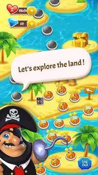Pirate Land - Jewel Blast Saga Screen Shot 1