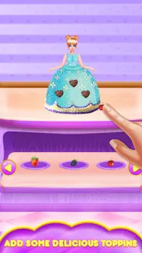 Princess Birthday Party Cake Maker - Cooking Game Screen Shot 5