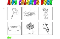 Kids Coloring Food Screen Shot 2