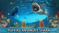 Hungry Wild Shark Sim Screen Shot 1