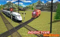 pociąg napędowy symulator: pociąg Gry 3D Screen Shot 1