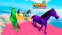 Horse run Game : Magical pony runner Screen Shot 1
