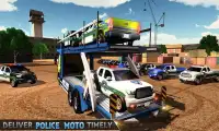 OffRoad Police USA Truck Transport Simulator Screen Shot 4