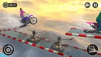 Kids Impossible Water Slide Racing di moto Screen Shot 11