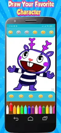 coloring for Happy Tree Friends Screen Shot 1