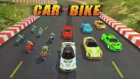 Car vs Bike Racing Screen Shot 0