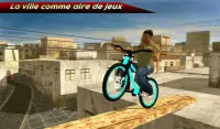 Cycliste sur le toit Stunt Man Screen Shot 7