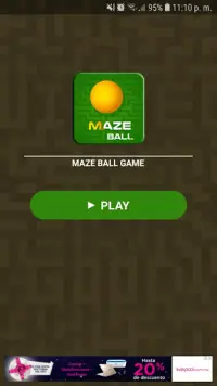 Maze Ball Game Screen Shot 1
