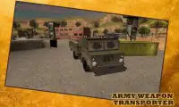 Army Weapons Transporter Trucks Simulator 2017 Screen Shot 3