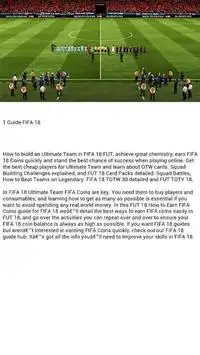 Guide For Fifa 18 Screen Shot 5