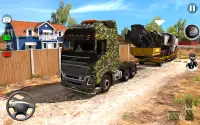 caminhão de carga dirigindo jogo 3d: caminhão de Screen Shot 1