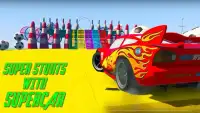 Superhero League (Lightning Car Stunts) Screen Shot 1