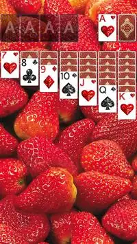 Solitaire Strawberry Theme Screen Shot 0