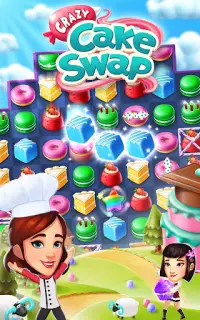 Crazy Cake Swap: Matching Game Screen Shot 9