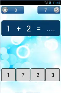 Basic Math Game Screen Shot 2